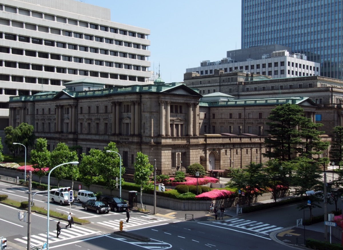 日本銀行本店の外観