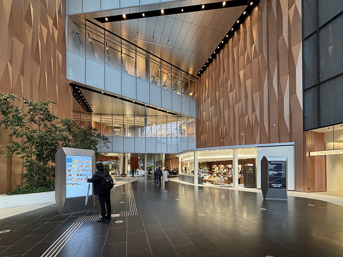 虎ノ門ヒルズ ステーションタワーのアーケード